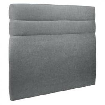 Tête de lit Lignes Tissu Gris Anthracite 200x120 cm Rembourrée 10 cm