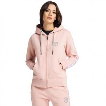 Carlo Colucci Women's XL Pink Zip Sweattop