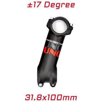 Potence de vélo de route 17 degrés