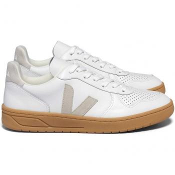 Baskets Veja V-10 Blanc Marron Femme 39