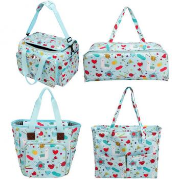 DIY Knitting Storage Shoulder Bag