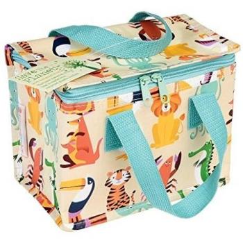 Rex London Colourful Creatures Insulated Lunch Bag Off-White