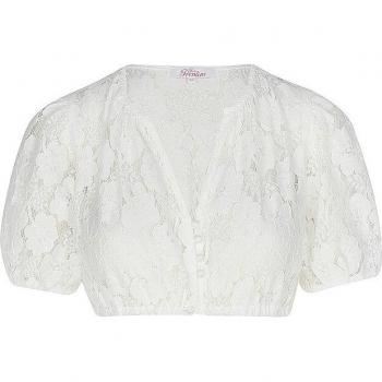 TRENTINI Dirndlbluse Thilda Creme Größe 40
