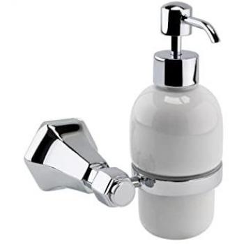 RAK Washington Chrome Ceramic Liquid Soap Dispenser 55mm x 169mm x 97mm