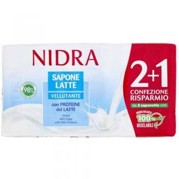 Nidra Sapone Latte 3pz