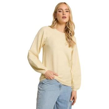 Women's Tall Yellow Balloon Sleeve Hoodie, Size 10‑12