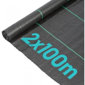 Heavy Duty 110gsm Black Weed Control Membrane