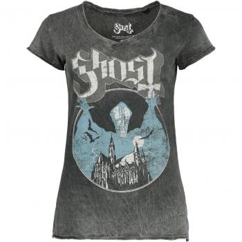 T-Shirt Ghost Opus Donna Grigia M a 4XL