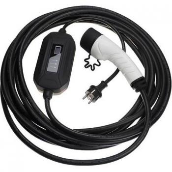 Cable Tipo 2 a Tipo F de 10 metros – carga 3,5 kW, 16 A, compatible con Fiat 500X, E‑Doblo, E‑Ulys