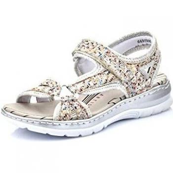 Sommer-Damen-Sandaletten Rieker 66979 – Offene Strandschuhe EU 41