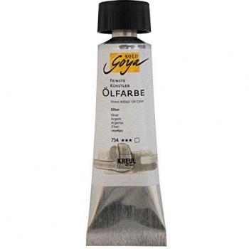Kreul Solo Goya Feinste Ölfarbe, silber 55 ml
