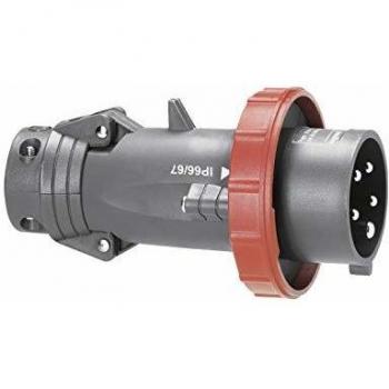 Conector de corriente móvil derecho Hypra 16A, 380‑415 V, 3 fases, IP66/67, plástico