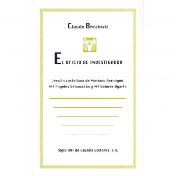 OFICIO DE INVESTIGADOR, EL