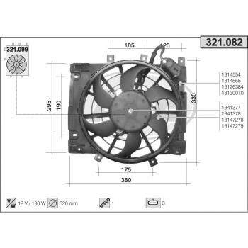 Motoventilateur AHE 321.082 Pro