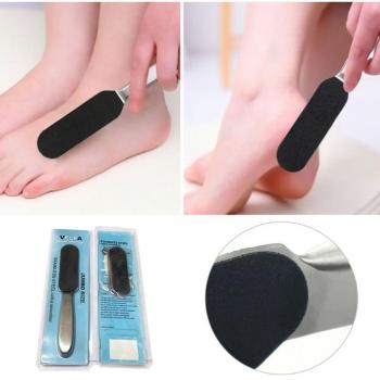 Easy Heel Scrubber Stainless Steel Foot Rasp with Replacement Files