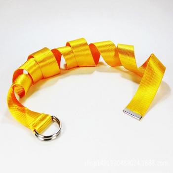 Female Casual Canvas Belt with Alloy Double Buckle
