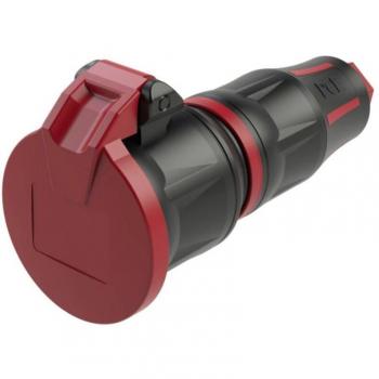 Safety Power Plug 24732‑SRC – PA6 Rubber, 250 V, IP54, Dual Color