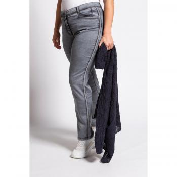 Jeans Blu con Lavaggio Nuovo e Dettagli Decorativi, Donna, Taglia 52, Ulla Popken