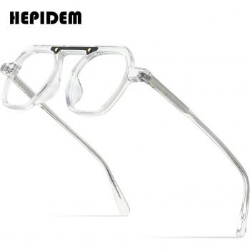 Gafas Cuadradas Retro Vintage de Acetato para Hombre y Mujer, Graduadas para Miopía, 2022, modelo 9174