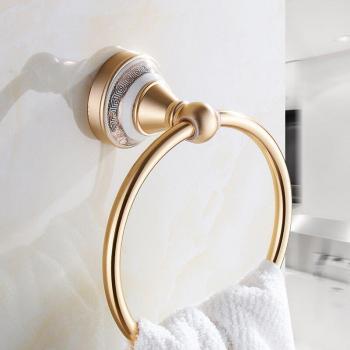 Toalla de baño con soporte de aluminio Jie Sha Lang 2660