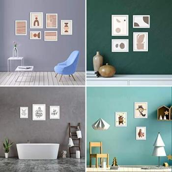 Q.Hou A4 White Picture Photo Frame Freestanding and Wall Mountable