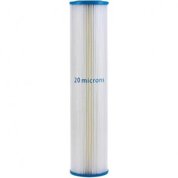 Filtro Plisado 20 Micra Reutilizable 4,5x20 Pulgadas