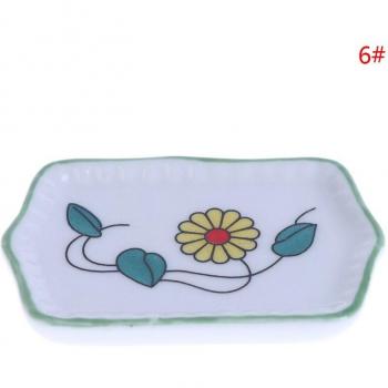 Ceramic Doll Food Dishes for Dollhouse