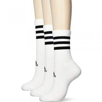 Adidas Socks Performance Crew 3s Csh Crw3p Tre Paia Bianco 46/48