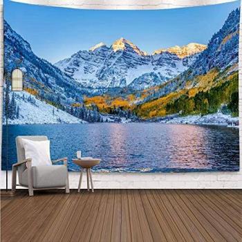 Lake & Mountains Scenic Tapestry
