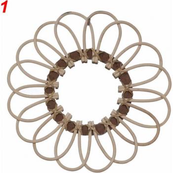 Rattan Wall Hanging Makeup Mirror