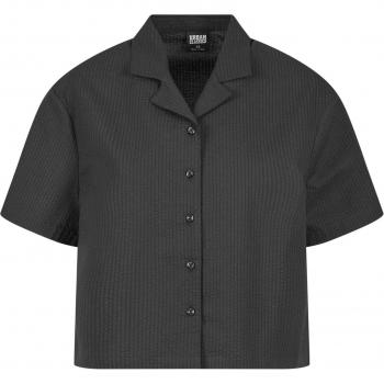 Urban Seersucker Black Shirt