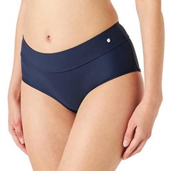 S.Oliver Damen Bikini-Hotpants unifarben Marine Größe 34