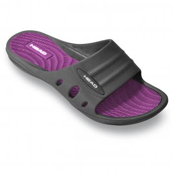 HEAD Damen Flip-Flops Loop L&Y, Schwarz/Violett