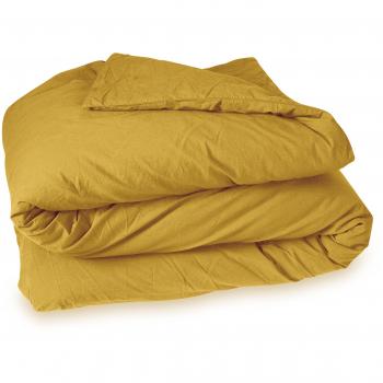 Housse de couette Palace, Coton, Jaune, 260x240 cm