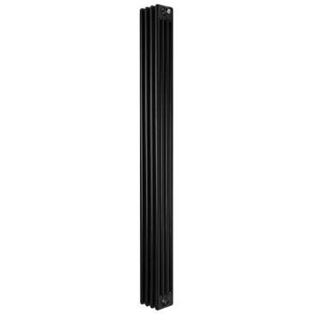 BlackFire Classic 4‑Column Radiator – 1800 x 200 mm – Matte Black