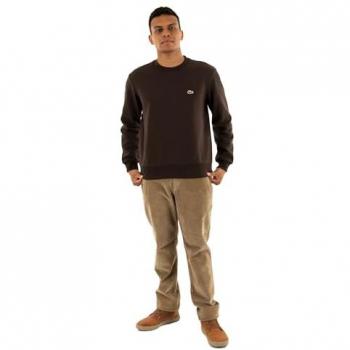 Lacoste Felpa Girocollo Classica Marrone