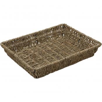 Seagrass Rectangular Storage Tray