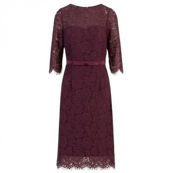Apart Eleganz: Abendkleid mit Schleifen‑Gürtel