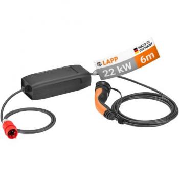 LAPP MOBILITY Mobile Ladestation Basic, Typ 2, CEE, bis zu 22 kW, 6 m