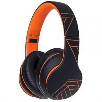 PowerLocus P6 Over‑Ear Wireless Kopfhörer – 20 Std. Playtime, Super Bass, integriertes Mikrofon, Voice Assistant, passives Noise Cancelling