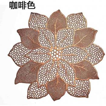 Hollow Lotus Flower PVC Placemat