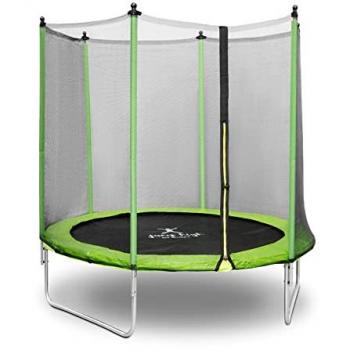 Trampoline de jardin avec protection