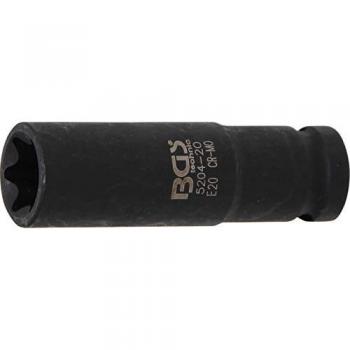 Douille à choc E, longueur 20 mm, 12,5 mm BGS