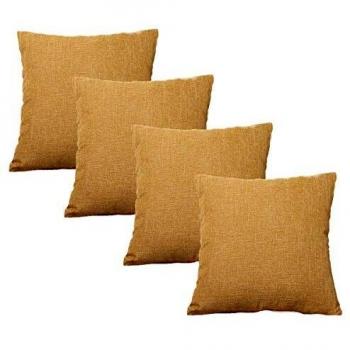 WexiHain 4x40cm Linen Pillowcase Set