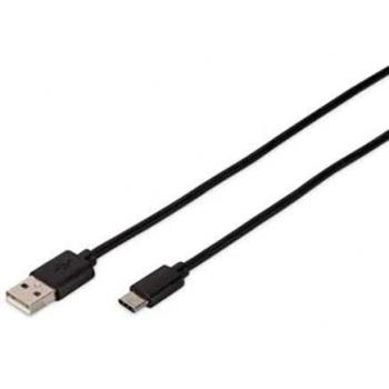 DIGITUS DB-300136-010-S, cable de conexión USB 3.0, USB Tipo C a USB A