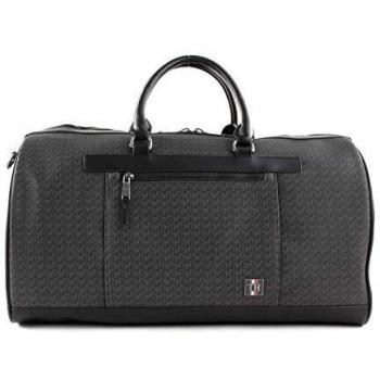 Weekender Tommy Hilfiger Toile Monogram Noire Enduite
