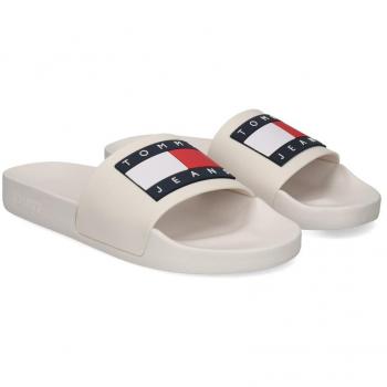 Claquettes Tommy Jeans Blanc Écru 41 Femme