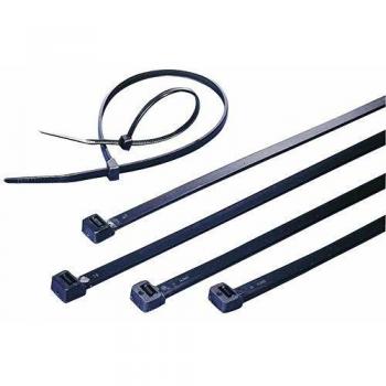 TRU COMPONENTS 1592886 TC-CVR120SW203 Kabelbinder 120 mm 2.50 mm Schwarz UV-stabilisiert 100 St