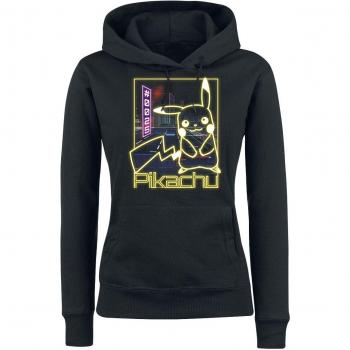 Capucha Pokémon Pikachu Negra XXL Neon