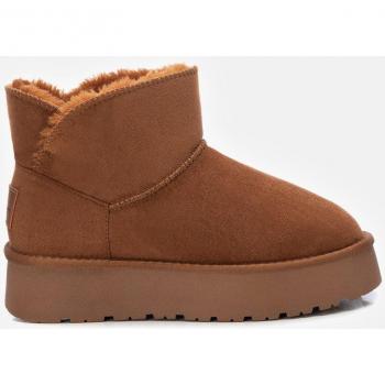 Botines XTI de piel de oveja marrón para mujer 14219701S12A